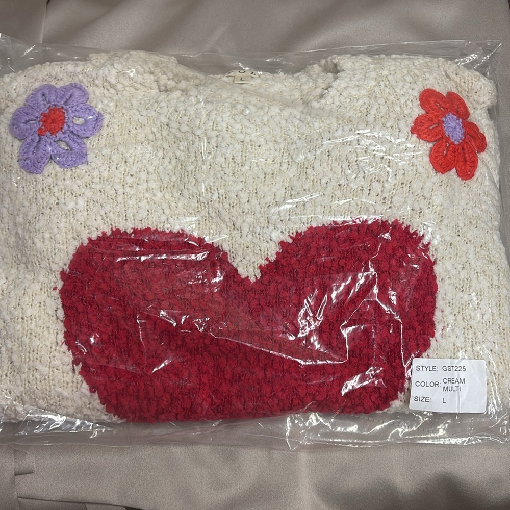 POL Embroidered Sweater sz L - Picture 5 of 8